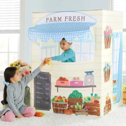 Guidecraft Martha Stewart Kids' Farmer's Market Play Tent*Kids Pretend Play