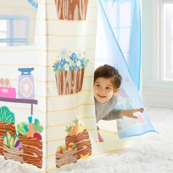 Guidecraft Martha Stewart Kids' Farmer's Market Play Tent*Kids Pretend Play