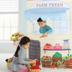 Guidecraft Martha Stewart Kids' Farmer's Market Play Tent*Kids Pretend Play