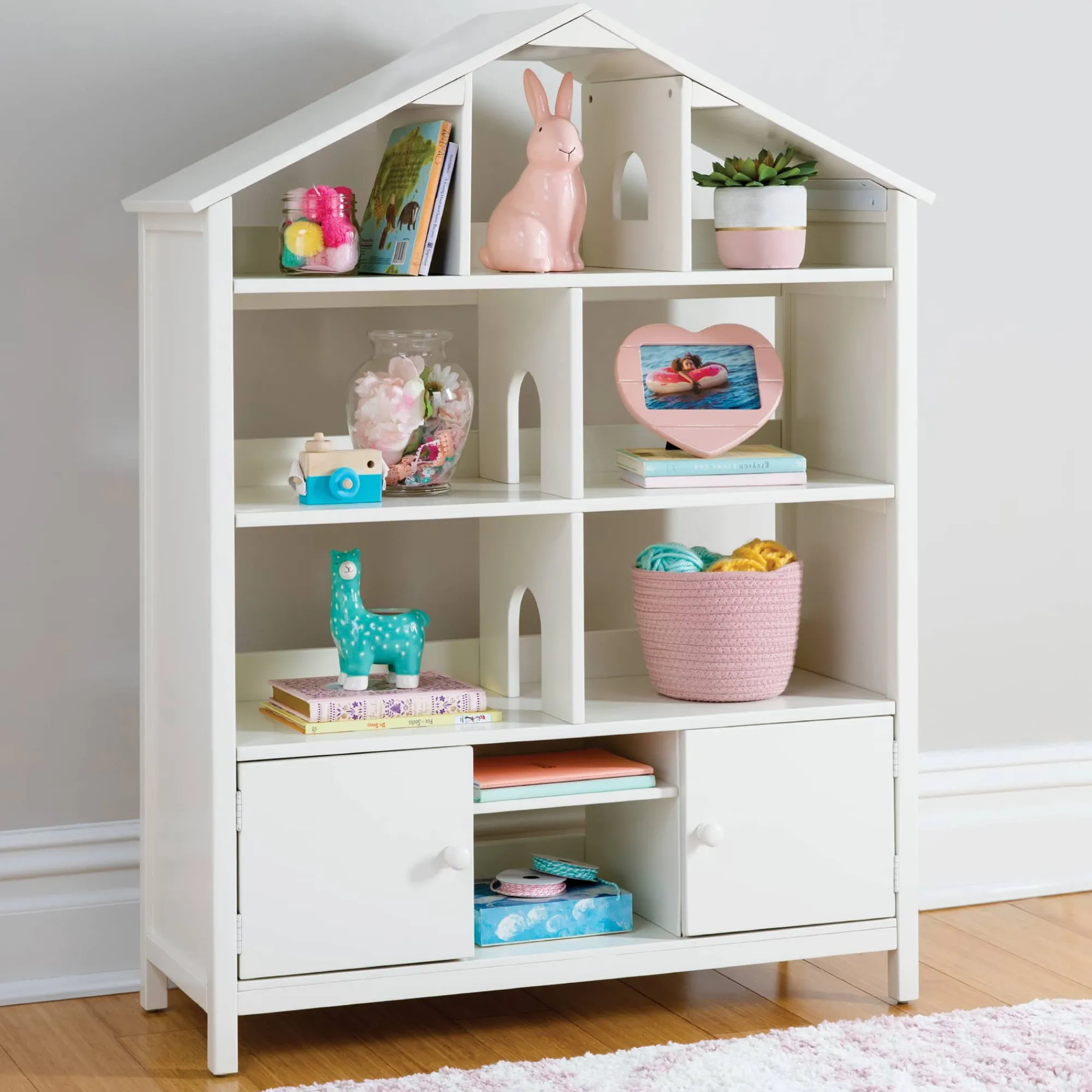 Guidecraft Martha Stewart Kids' Jr. Dollhouse Bookcase*Kids Martha Stewart Kids' Furniture|Kids' Book Storage And Display