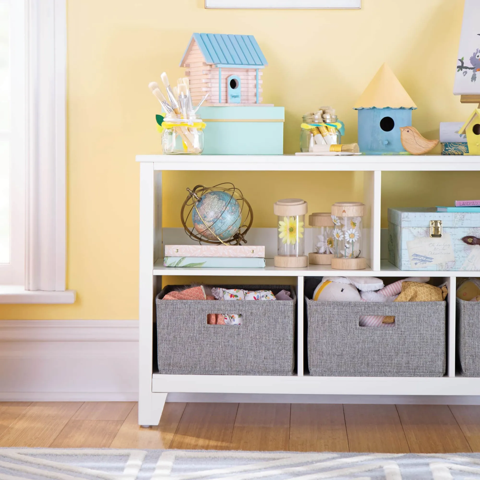 Guidecraft Martha Stewart Kids' Low Bookcase*Kids Toy Storage Organization|Martha Stewart Kids' Furniture