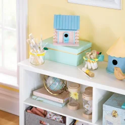 Guidecraft Martha Stewart Kids' Low Bookcase*Kids Toy Storage Organization|Martha Stewart Kids' Furniture