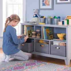 Guidecraft Martha Stewart Kids' Low Bookcase*Kids Toy Storage Organization|Martha Stewart Kids' Furniture