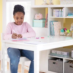 Guidecraft Martha Stewart Kids' Media System with Desk Extension and Chair*Kids Martha Stewart Kids' Furniture|Kids' Desks, Tables And Chairs