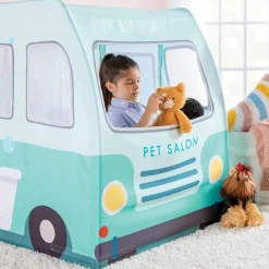 Guidecraft Martha Stewart Kids' Pet Grooming Van Play Tent*Kids Pretend Play