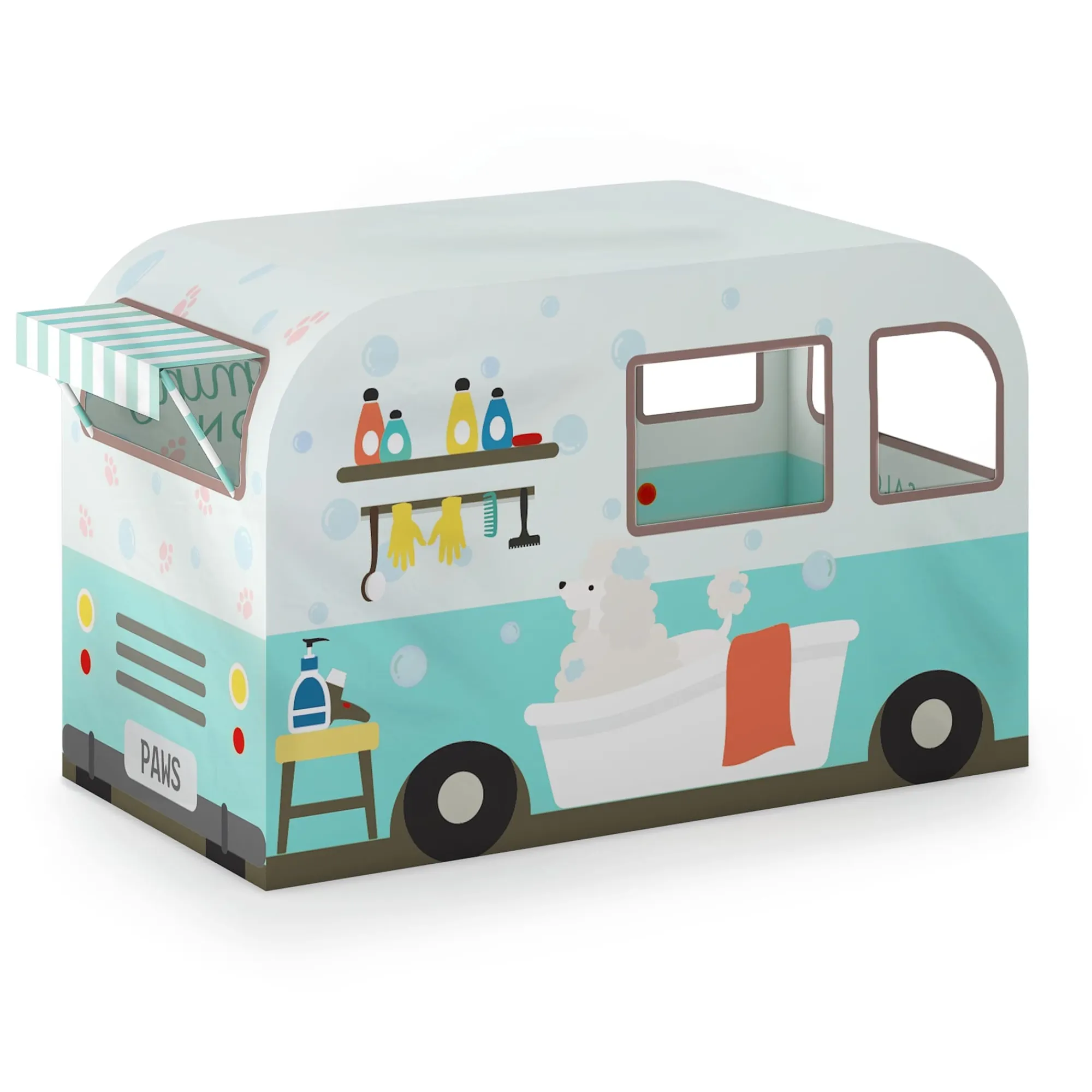 Guidecraft Martha Stewart Kids' Pet Grooming Van Play Tent*Kids Pretend Play