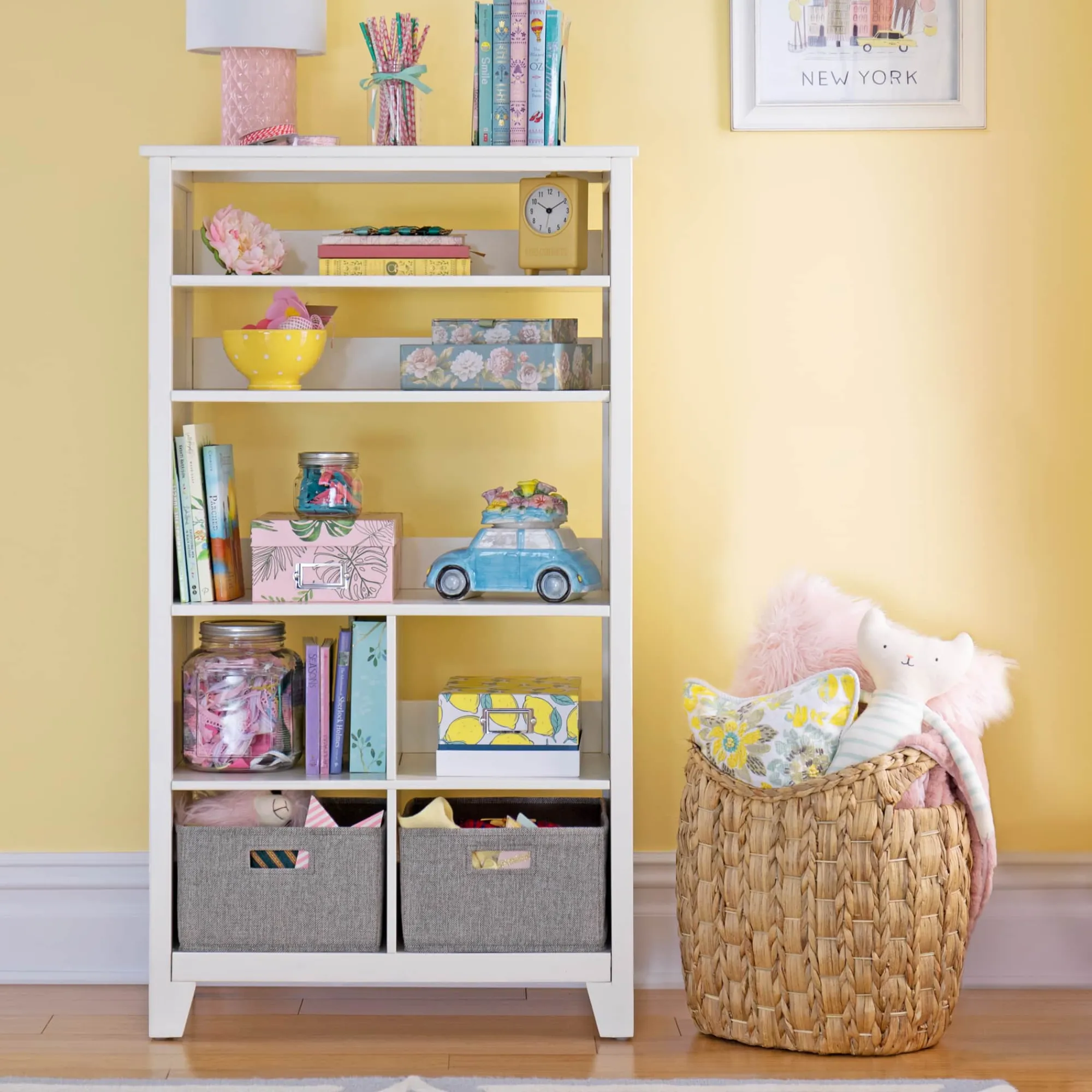 Guidecraft Martha Stewart Kids' Tall Bookcase*Kids Toy Storage Organization|Martha Stewart Kids' Furniture
