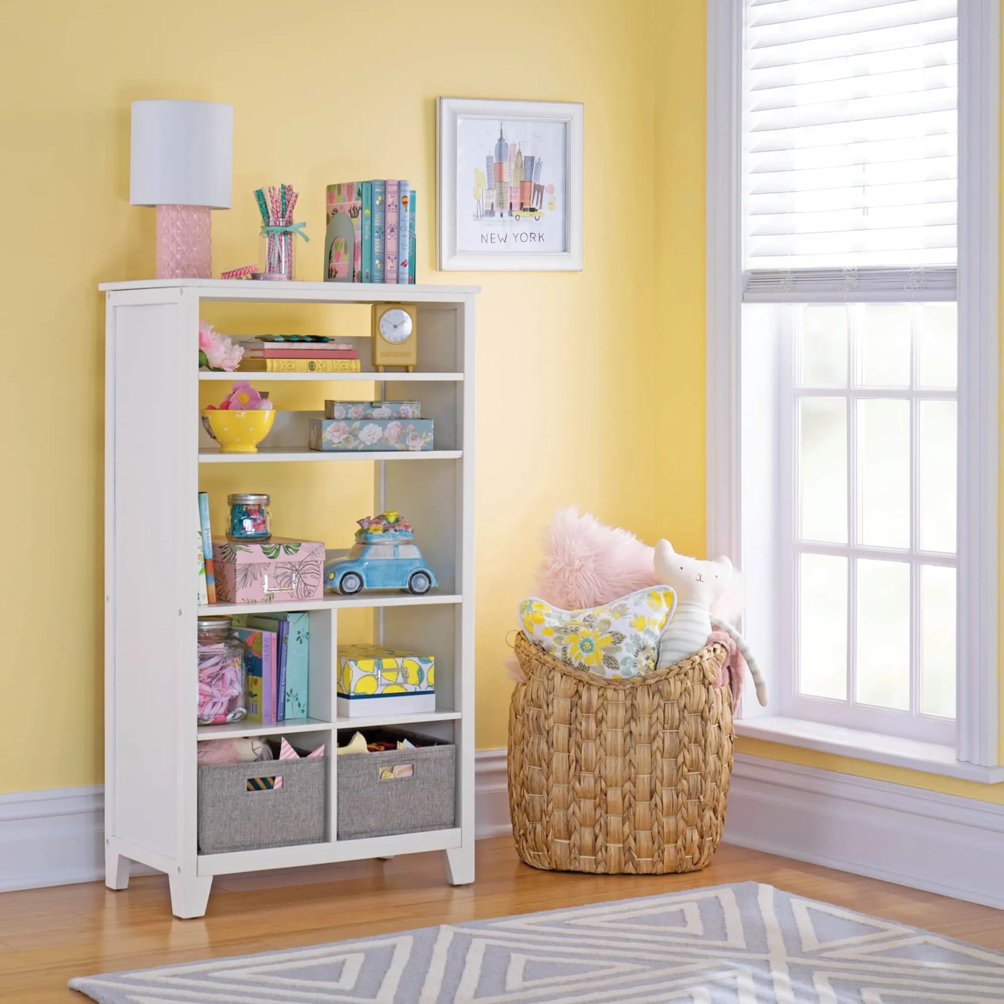 Guidecraft Martha Stewart Kids' Tall Bookcase*Kids Toy Storage Organization|Martha Stewart Kids' Furniture
