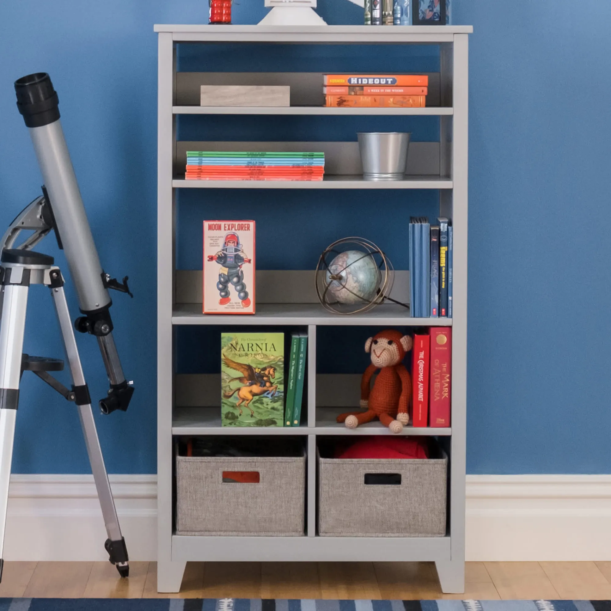 Guidecraft Martha Stewart Kids' Tall Bookcase*Kids Toy Storage Organization|Martha Stewart Kids' Furniture