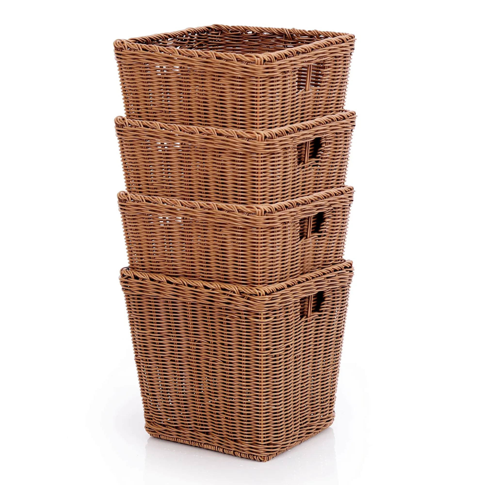 Guidecraft Medium Woven Basket - Set of 4* Classroom Furniture