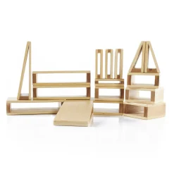 Guidecraft Mini Hollow Blocks-Set of 16* Block Play|Wooden Toys