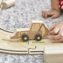 Guidecraft Mini Wooden Trucks - Set of 10* Block Play|Toy Vehicles