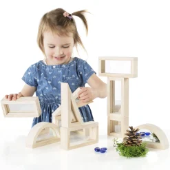 Guidecraft Mirror Blocks 10 pc Set* Block Play|Sensory Toys