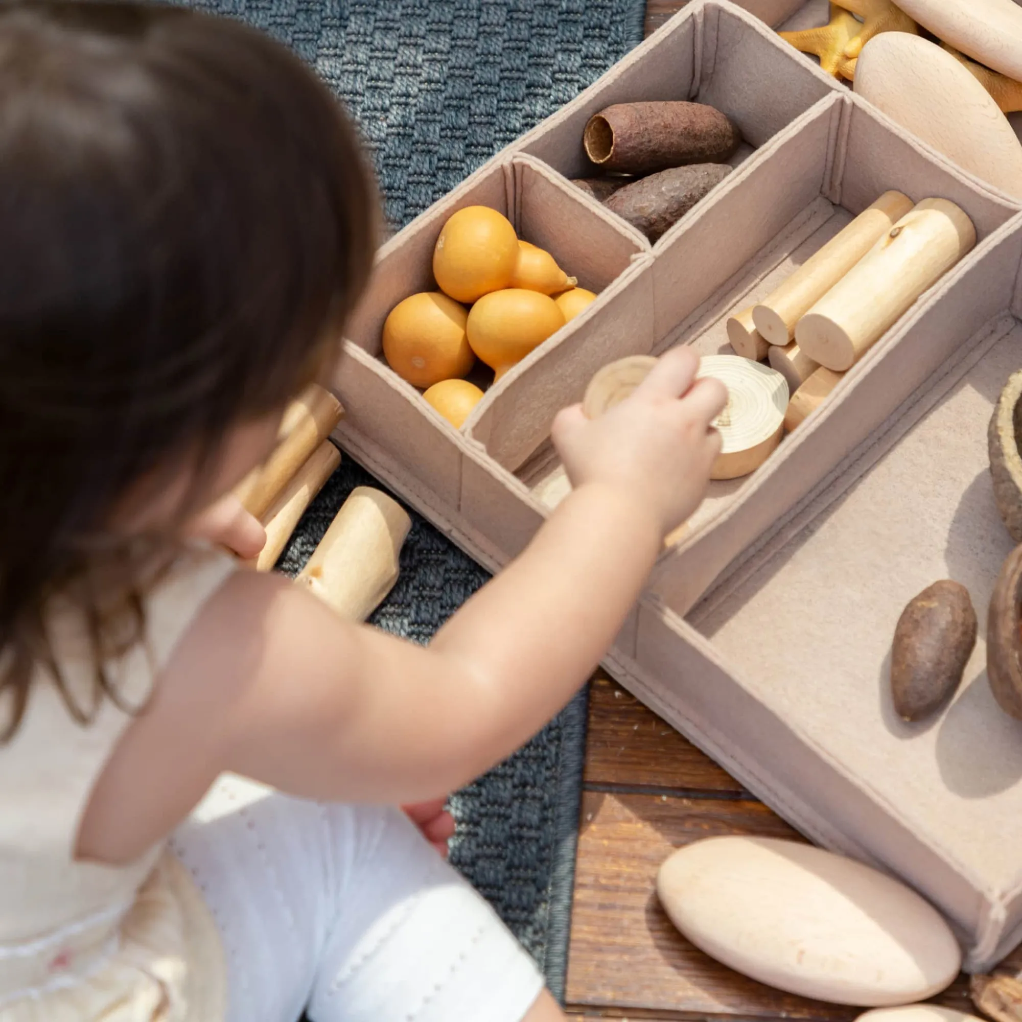 Guidecraft Nature's Geometry: Toddler Loose Parts STEM Kit*Kids Kids' Outdoor Toys|Loose Parts Kits And Equipment
