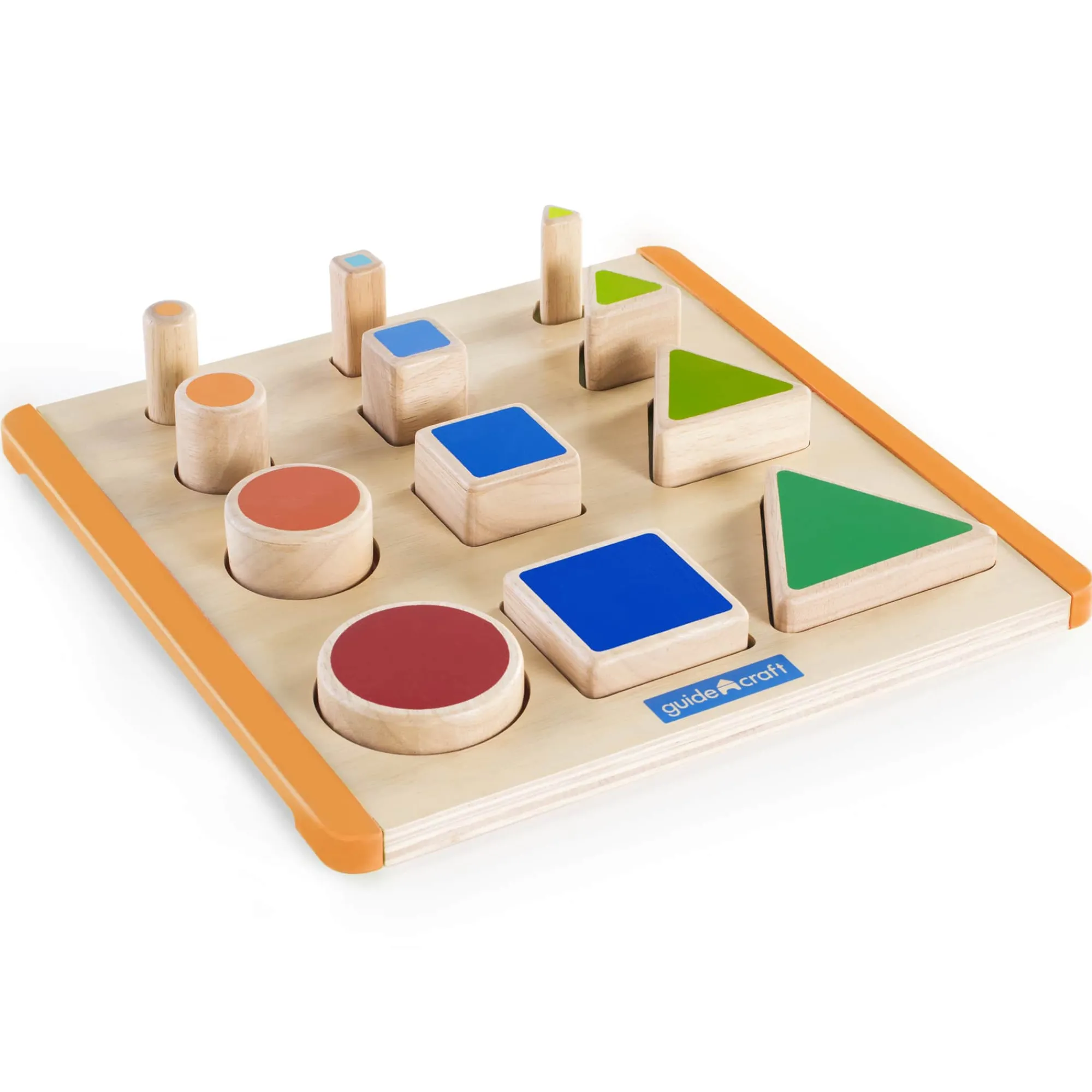 Guidecraft Nest and Stack Shapes* Early Learning Skill Builders