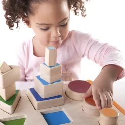 Guidecraft Nest and Stack Shapes* Early Learning Skill Builders