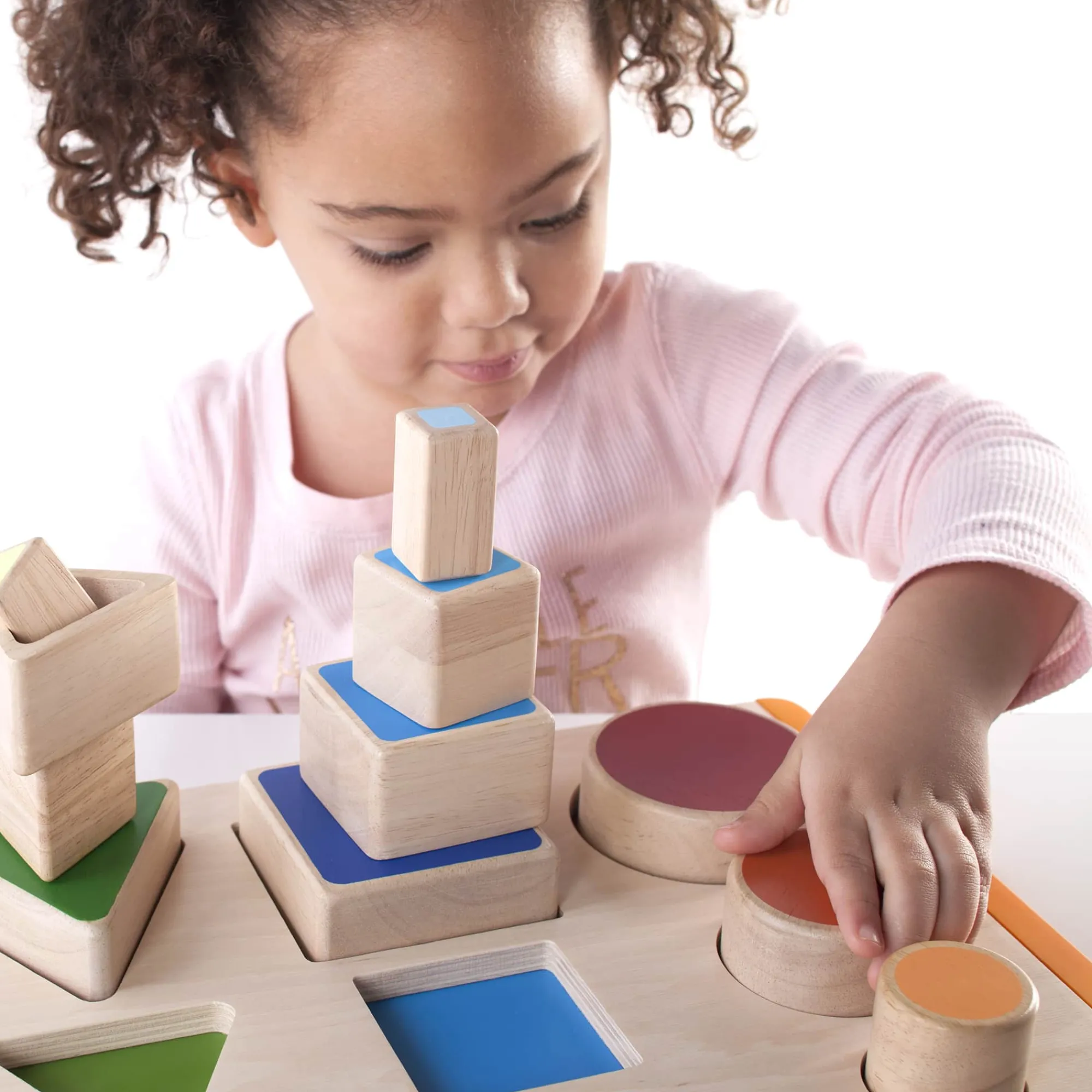 Guidecraft Nest and Stack Shapes* Early Learning Skill Builders