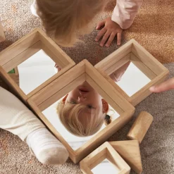 Guidecraft Nesting Pyramid Mirror Set* Stem Toys