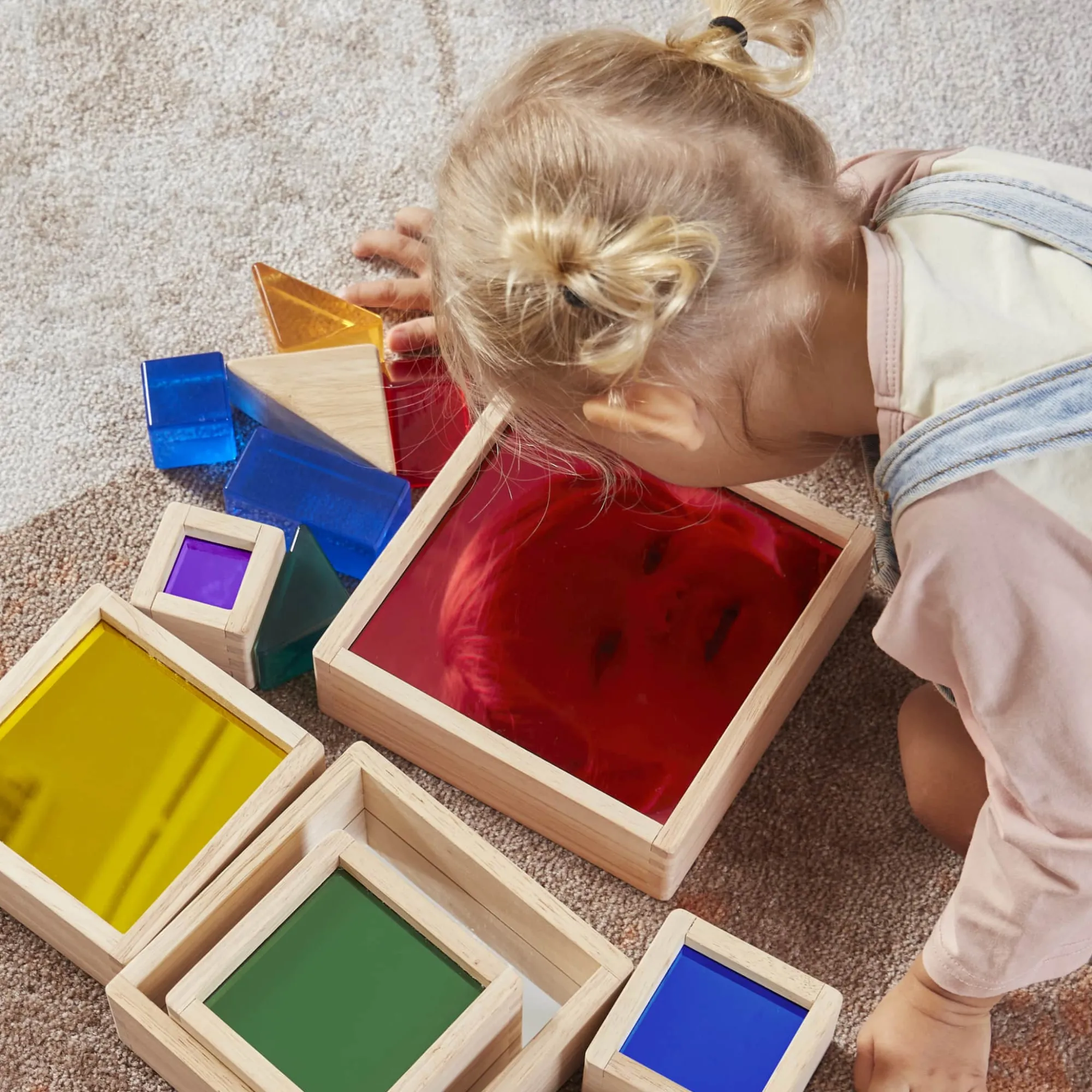 Guidecraft Nesting Pyramid Mirror Set* Stem Toys