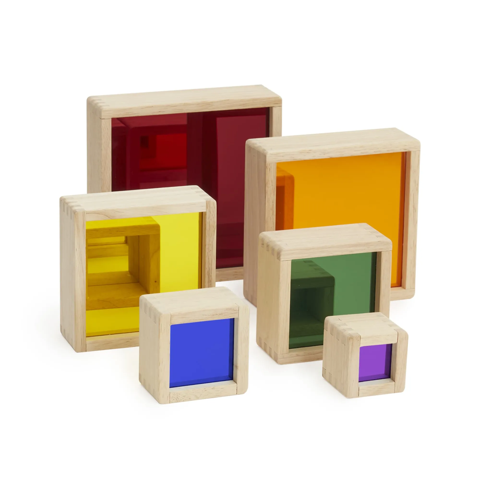 Guidecraft Nesting Pyramid Mirror Set* Stem Toys