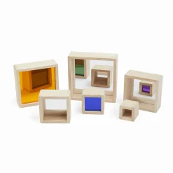 Guidecraft Nesting Pyramid Mirror Set* Stem Toys