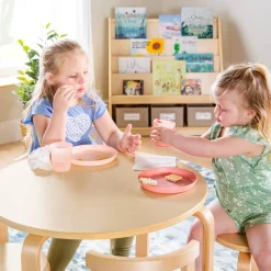 Guidecraft Nordic Table and 4 Chairs Set*Kids Kids' Desks, Tables And Chairs