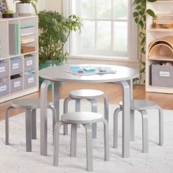 Guidecraft Nordic Toddler Table and Stool Set*Kids Kids' Desks, Tables And Chairs
