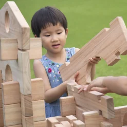 Guidecraft Notch Blocks Set 89 Pc.*Kids Kids' Outdoor Toys|Block Play