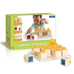 Guidecraft Peekaboo Sound Boxes* Sensory Toys|Early Learning Skill Builders