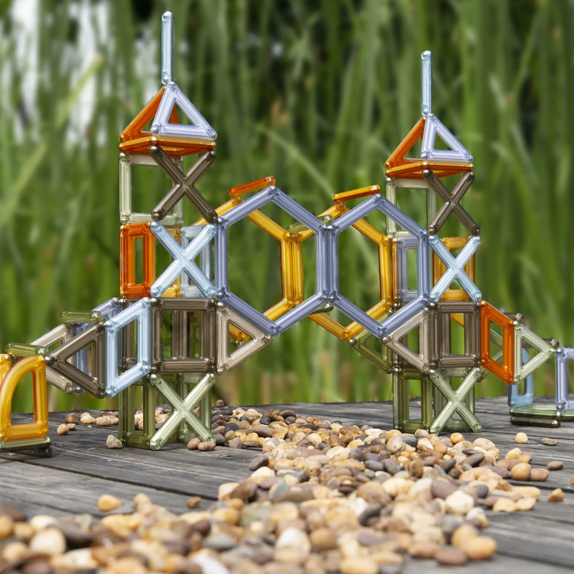 Guidecraft PowerClix® Frames Natural - 74 pc. set* Building Toys|Stem Toys