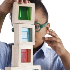 Guidecraft Rainbow Blocks* Block Play|Sensory Toys
