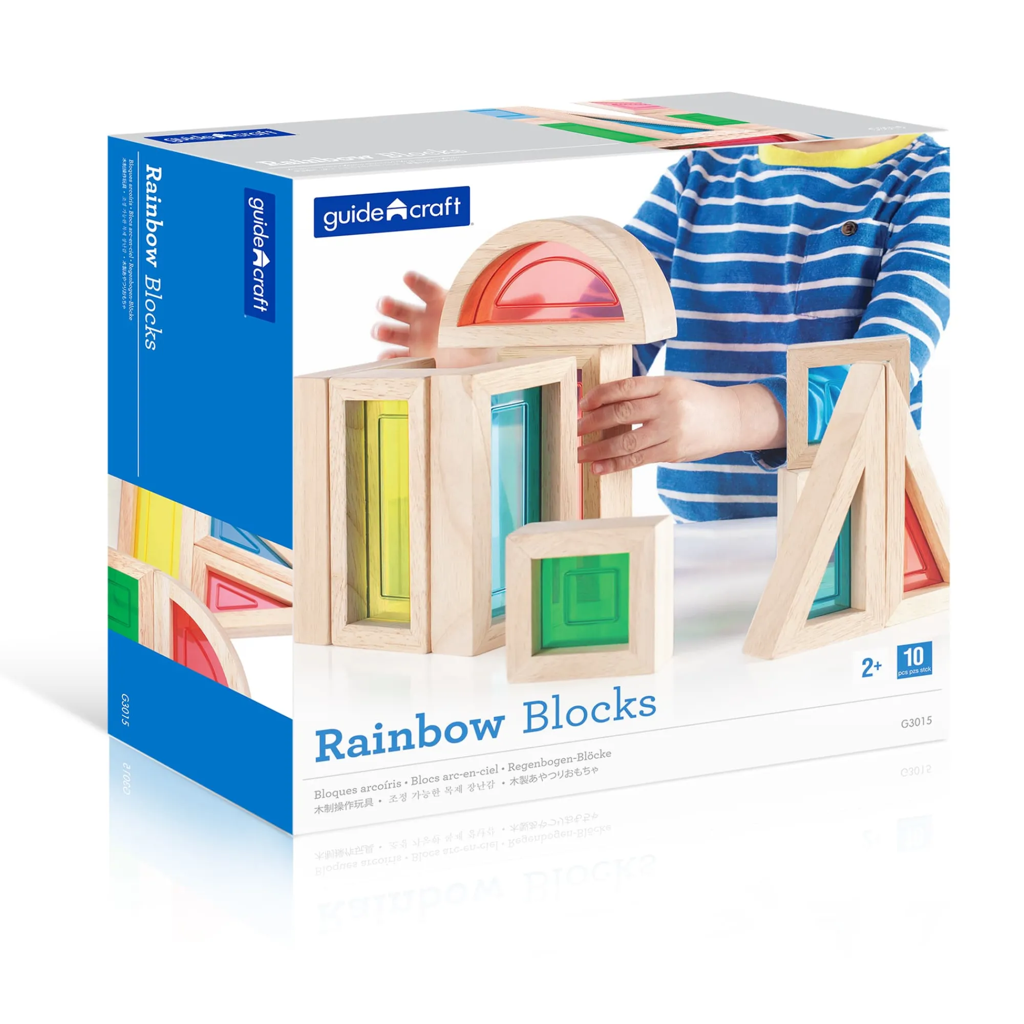 Guidecraft Rainbow Blocks* Block Play|Sensory Toys