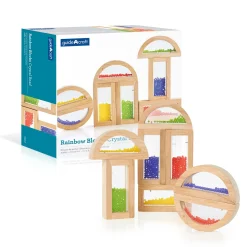 Guidecraft Rainbow Blocks - Crystal Bead* Block Play|Sensory Toys