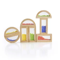 Guidecraft Rainbow Blocks - Crystal Bead* Block Play|Sensory Toys