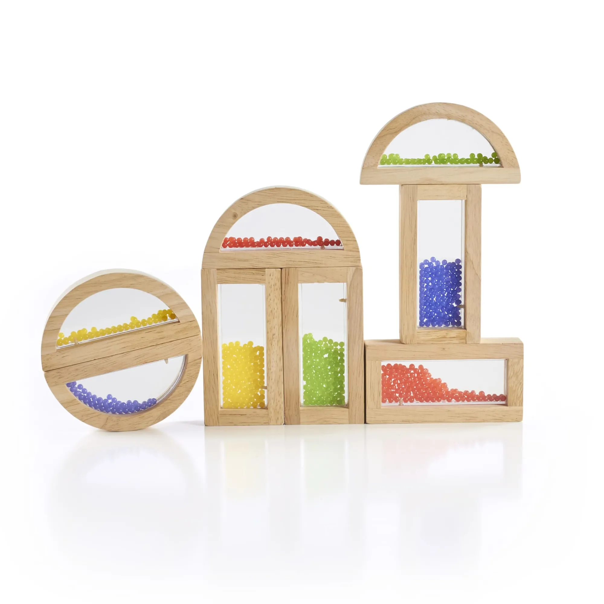 Guidecraft Rainbow Blocks - Crystal Bead* Block Play|Sensory Toys