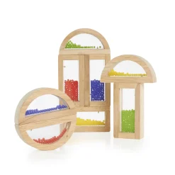 Guidecraft Rainbow Blocks - Crystal Bead* Block Play|Sensory Toys
