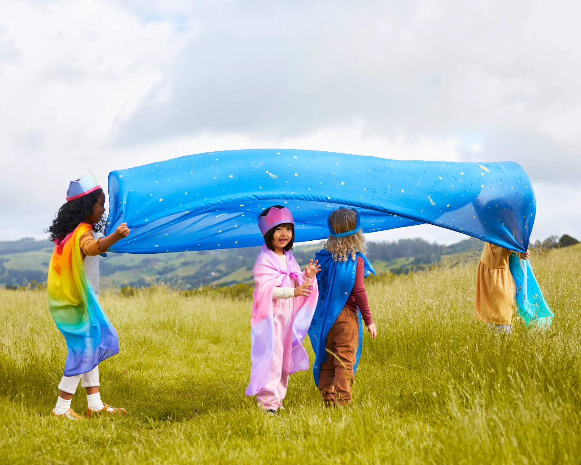 Guidecraft Sarah's Silks Double Star Playsilk*Kids Sensory Toys|Sensory Play