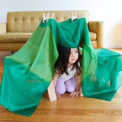 Guidecraft Sarah's Silks Fort Kit*Kids Sensory Toys|Sensory Play