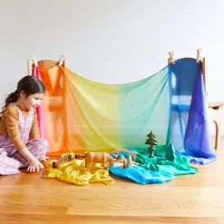 Guidecraft Sarah's Silks Fort Kit*Kids Sensory Toys|Sensory Play
