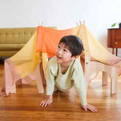 Guidecraft Sarah's Silks Fort Kit*Kids Sensory Toys|Sensory Play