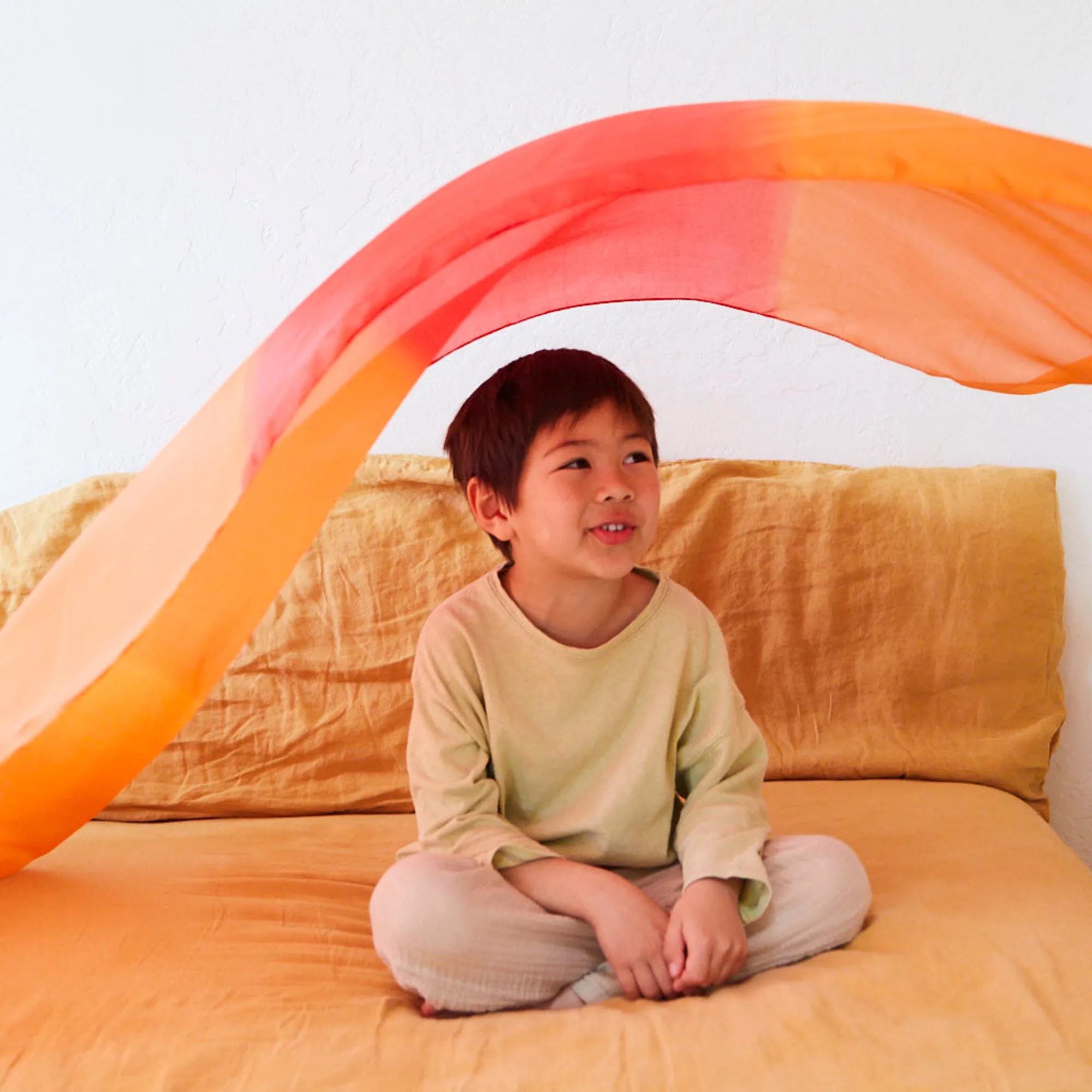 Guidecraft Sarah's Silks Giant Playsilk*Kids Sensory Toys|Sensory Play