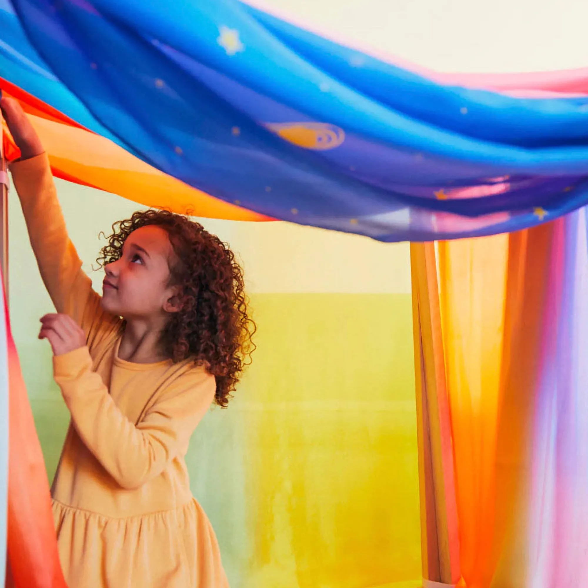 Guidecraft Sarah's Silks Giant Playsilk*Kids Sensory Toys|Sensory Play