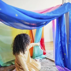 Guidecraft Sarah's Silks Giant Playsilk*Kids Sensory Toys|Sensory Play