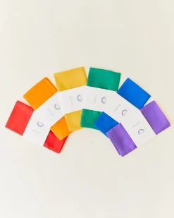 Guidecraft Sarah's Silks Set of 6 Primary Playsilks*Kids Sensory Toys|Sensory Play