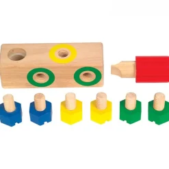 Guidecraft Screw Block* Early Learning Skill Builders|Wooden Toys