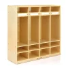 Guidecraft 4-Section Locker - Birch Plywood* Classroom Furniture
