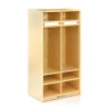 Guidecraft 2-Section Locker - Birch Plywood* Classroom Furniture