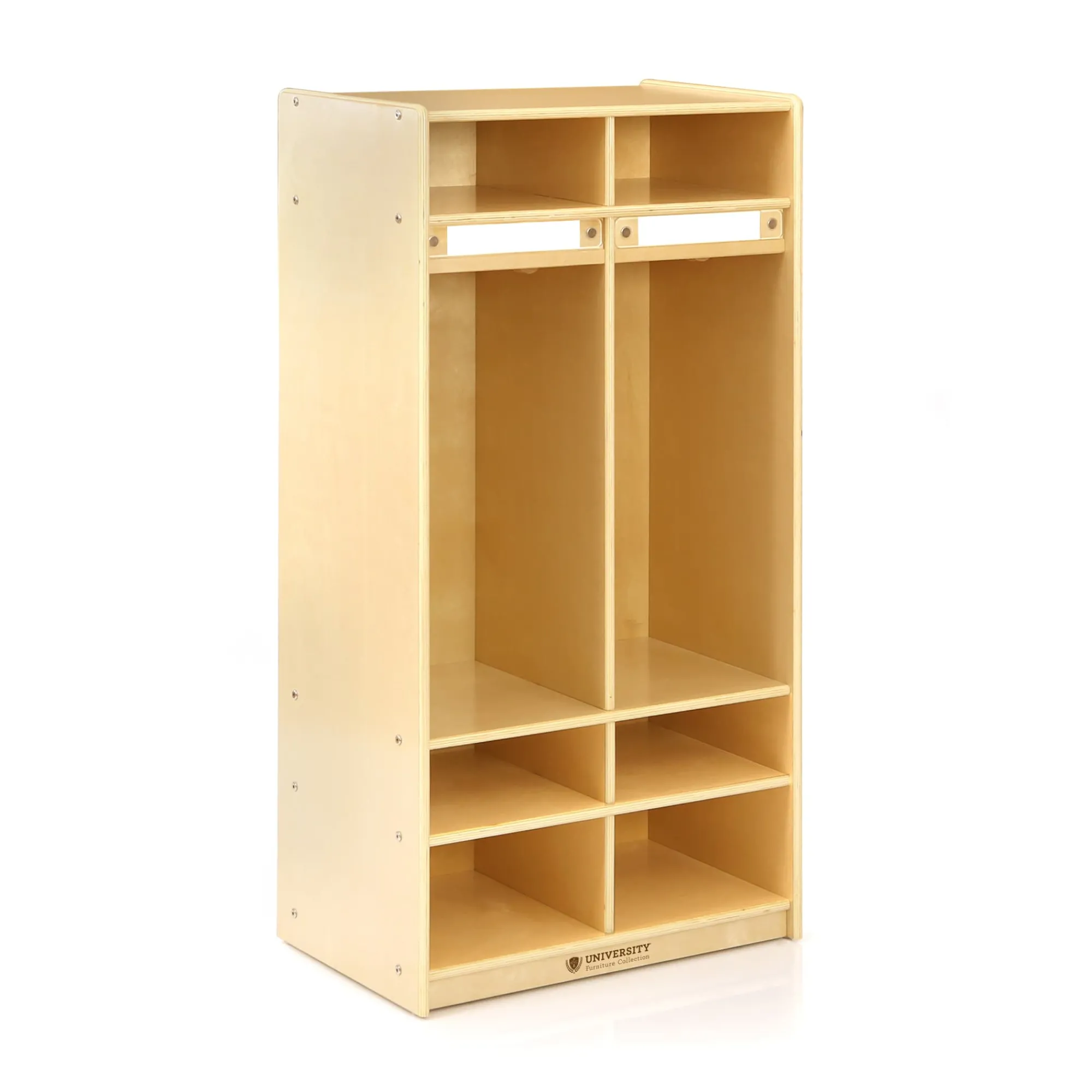 Guidecraft 2-Section Locker - Birch Plywood* Classroom Furniture