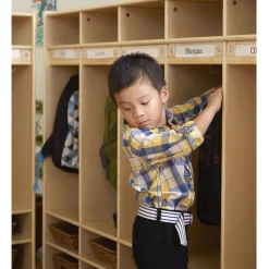 Guidecraft 2-Section Locker - Birch Plywood* Classroom Furniture