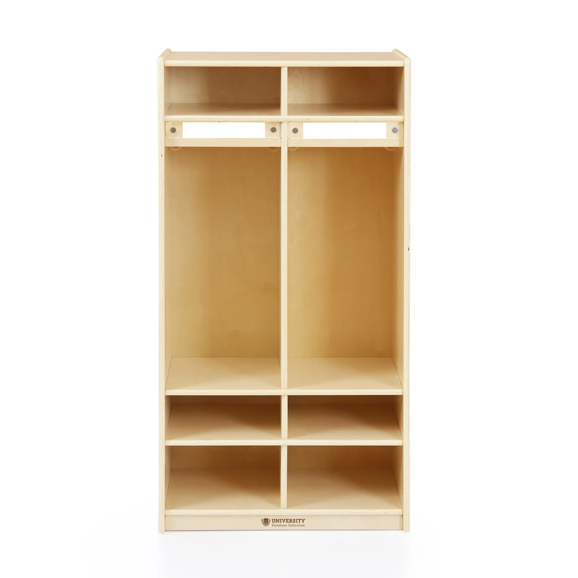Guidecraft 2-Section Locker - Birch Plywood* Classroom Furniture